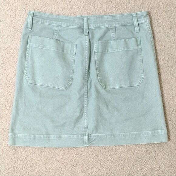 Madewell Denim Emmett Mint Sage Skirt, size 26 - Picture 5 of 10